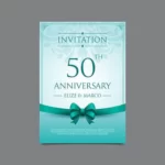 Wedding Anniversary Invitation Card